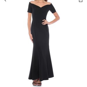 Marina Off the shoulder trumpet gown